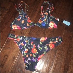 Floral swim suit